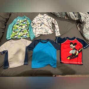 Boys rashguard swim shirts